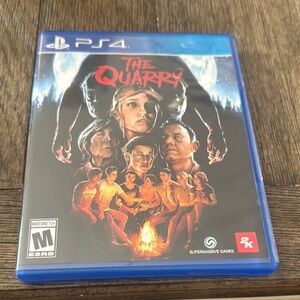 The Quarry PS4 Game - Blue Case
